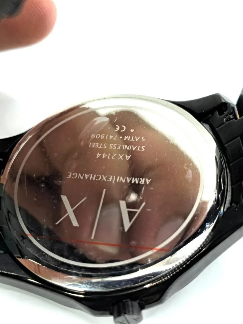 Armani Exchange Hampton AX2144 Men's Black Steel Watch 45mm